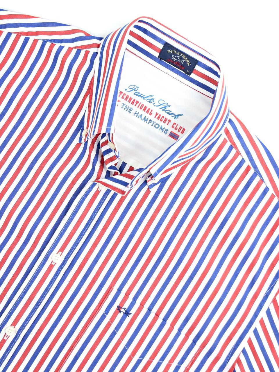 Paul & Shark PAUL & SHARK Short sleeves shirt in a stripe Size US XXL / EU 58 / 5 - 2 Thumbnail