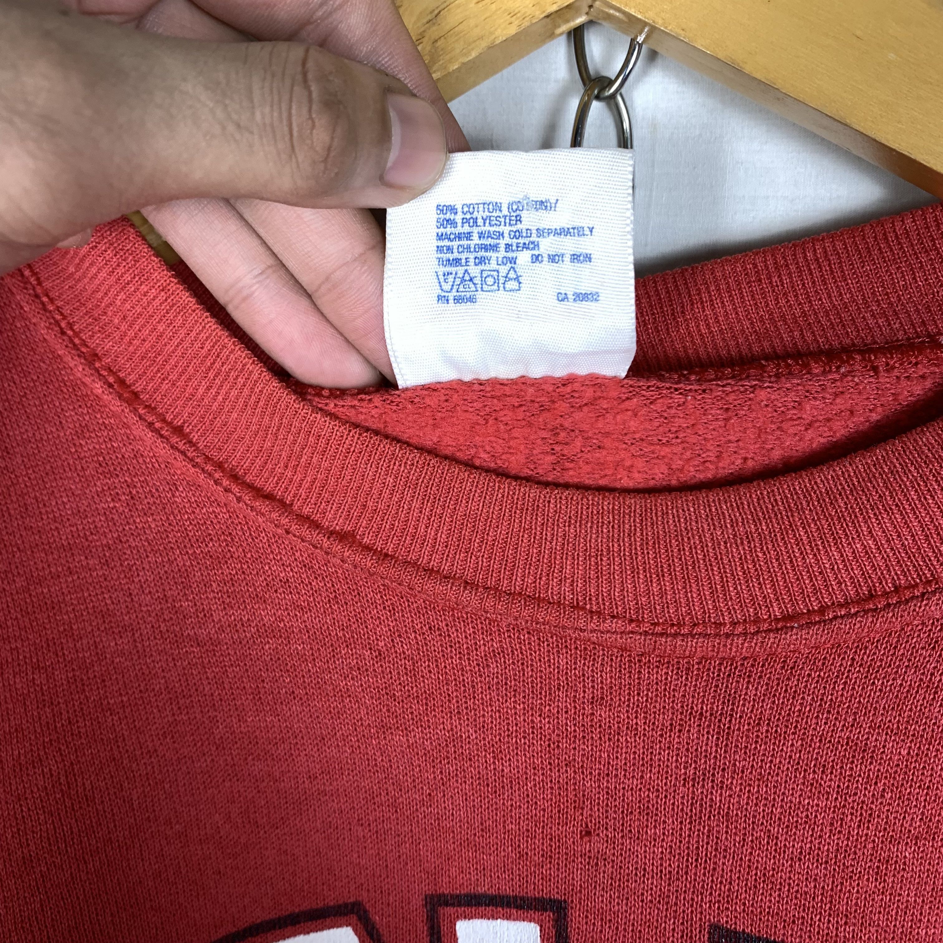 Vintage Vintage 90s Indiana University Sweatshirt Crewneck Size US M / EU 48-50 / 2 - 5 Thumbnail