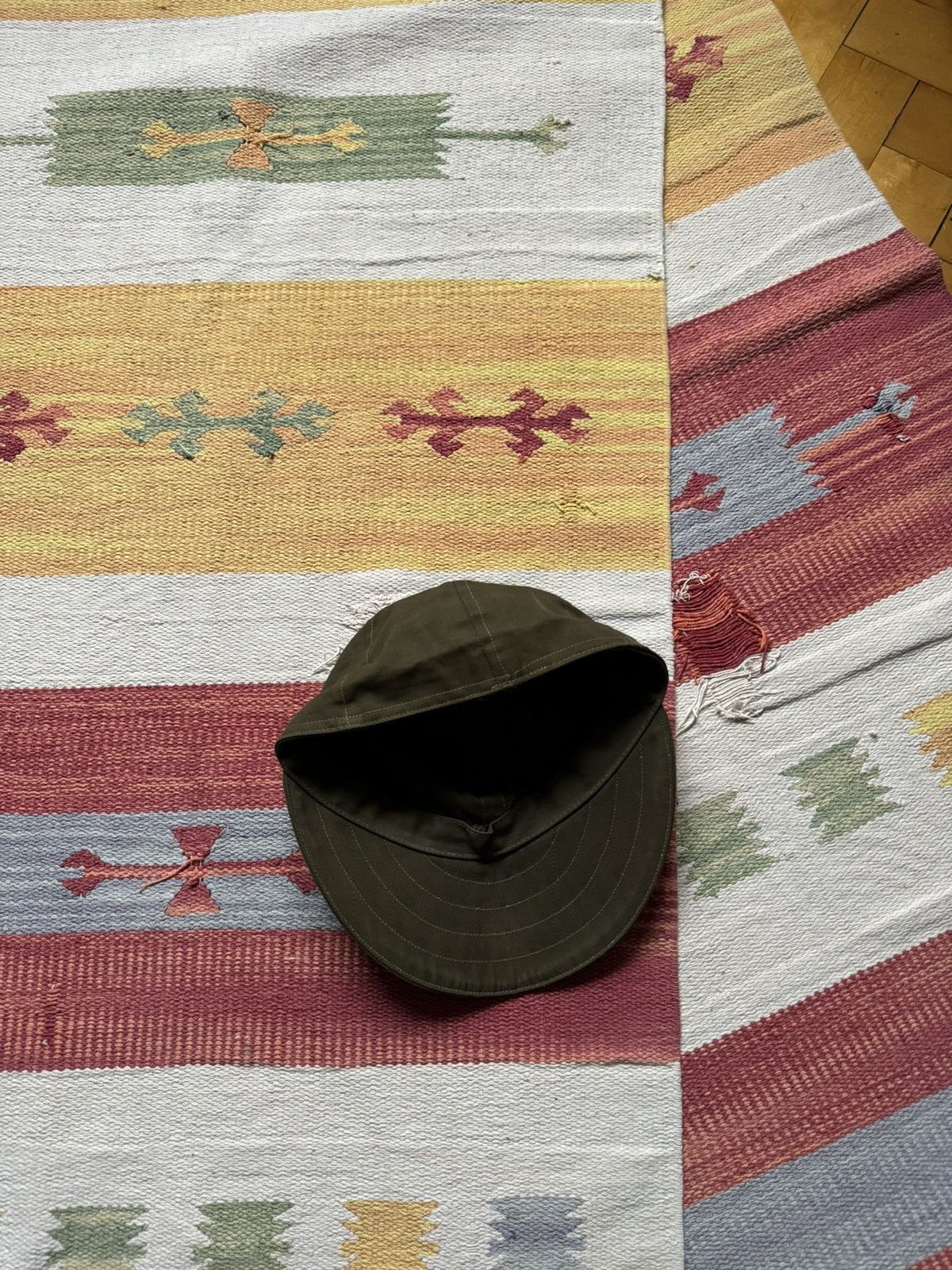 Vintage Vintage 70-80’s Military Khaki Army USMC Hat Size ONE SIZE - 3 Thumbnail