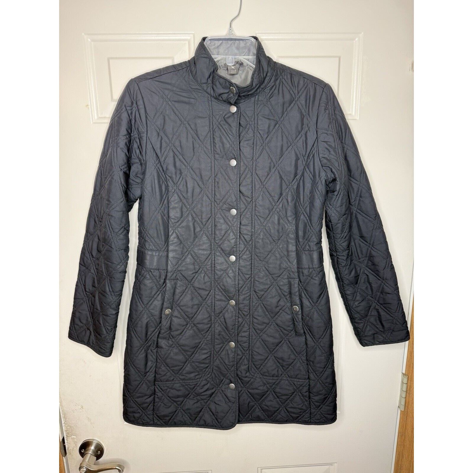 Eddie Bauer Eddie Bauer Parka Jacket Womens Small Black Quilted Coat Size S / US 4 / IT 40 - 1 Thumbnail