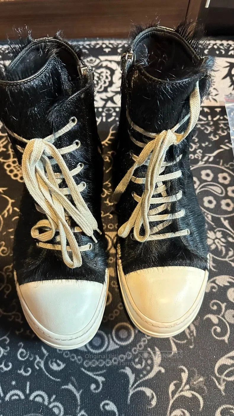 Rick Owens Rick Owens Black Fur High. Size US 9.5 / EU 42-43 - 1 Thumbnail