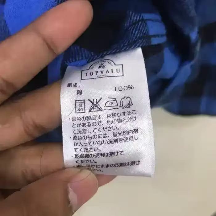 Flannel Japanese Brand Topvalu Plaid Tartan Flannel Shirt Size US M / EU 48-50 / 2 - 7 Thumbnail
