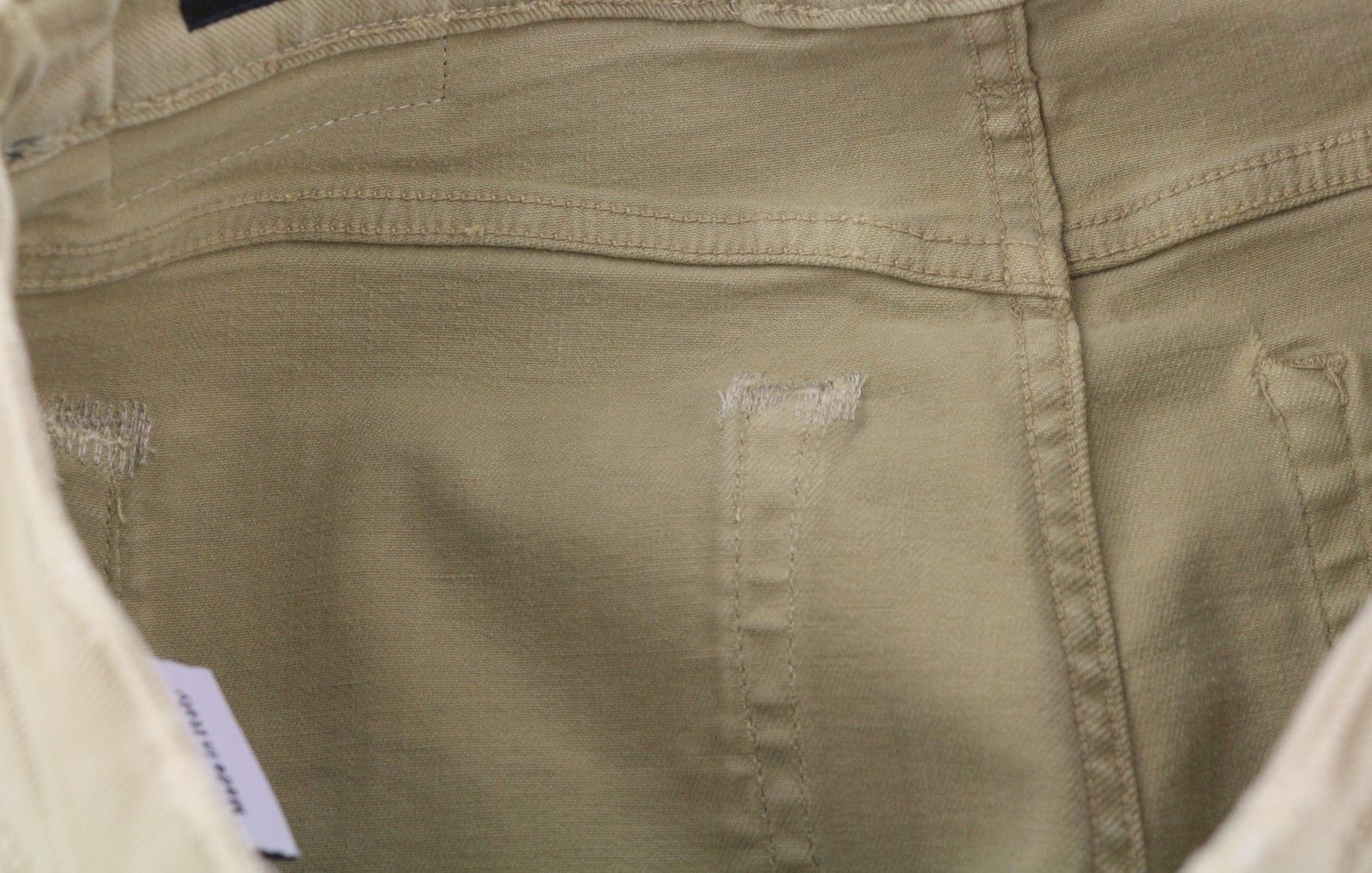 R13 BOY STRAIGHT 28 Khaki Stretchy Faded Ankle Casual 86300 Size 28" / US 6 / IT 42 - 16 Thumbnail