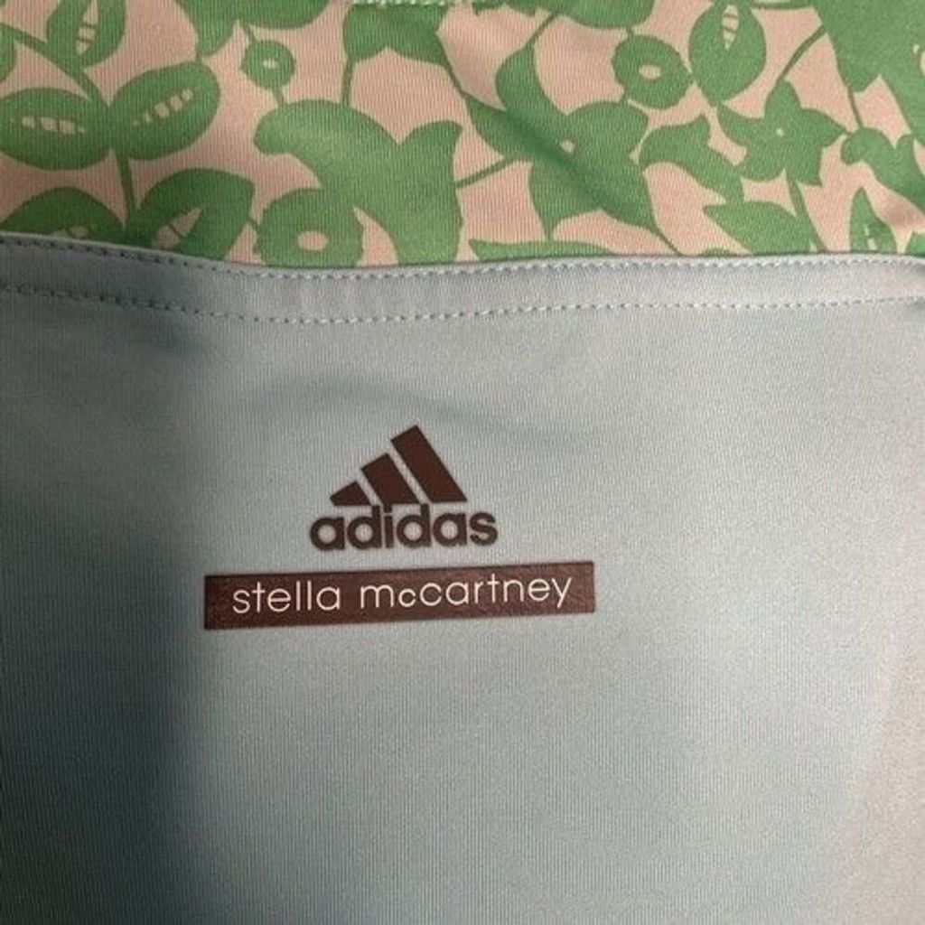 Adidas Adidas Stella McCartney Blue Pleat Mini Tennis Dress Size L Size L / US 10 / IT 46 - 2 Thumbnail