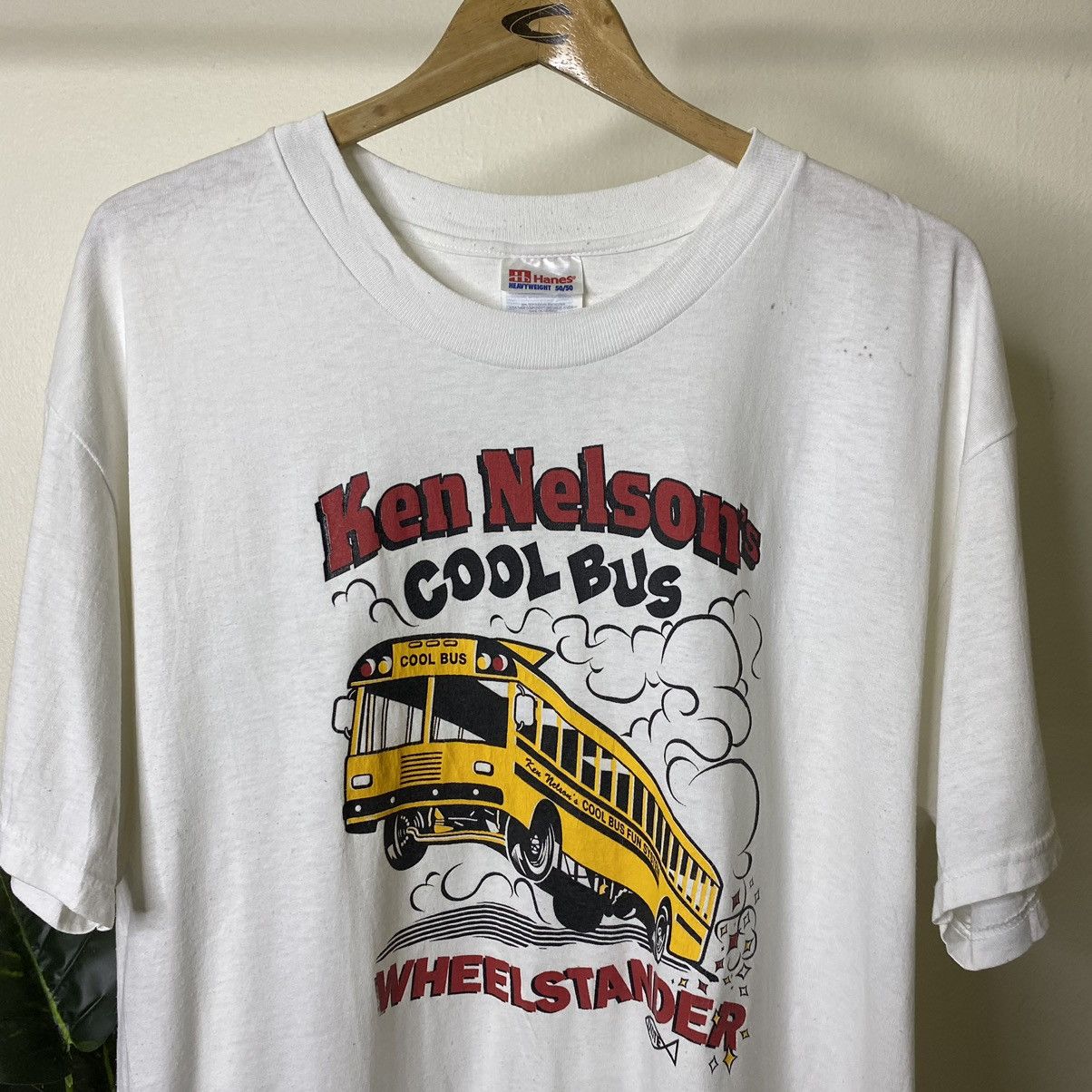 Vintage Vintage 2000s Ken Nelson School Bus Wheelstander Drag Race T Size US L / EU 52-54 / 3 - 2 Thumbnail