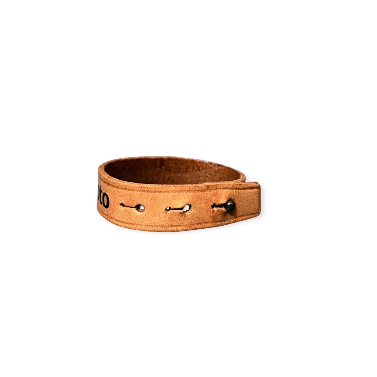 Yohji Yamamoto Leather Bracelet Size ONE SIZE - 7 Thumbnail