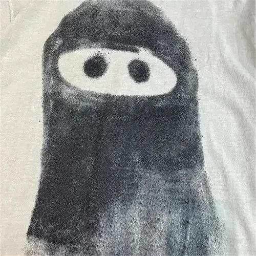 Japanese Brand Mask Print Loose T Shirt Size US M / EU 48-50 / 2 - 4 Thumbnail