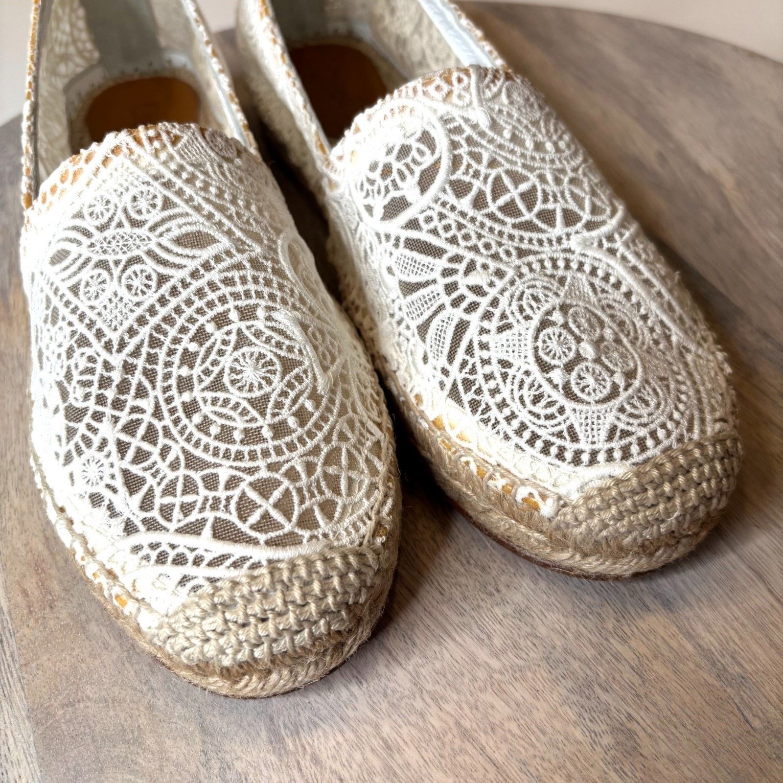 Chloe Chloé Fabri Lace Espadrilles White 38 Women's Shoes NIB Size US 8 / IT 38 - 10 Thumbnail