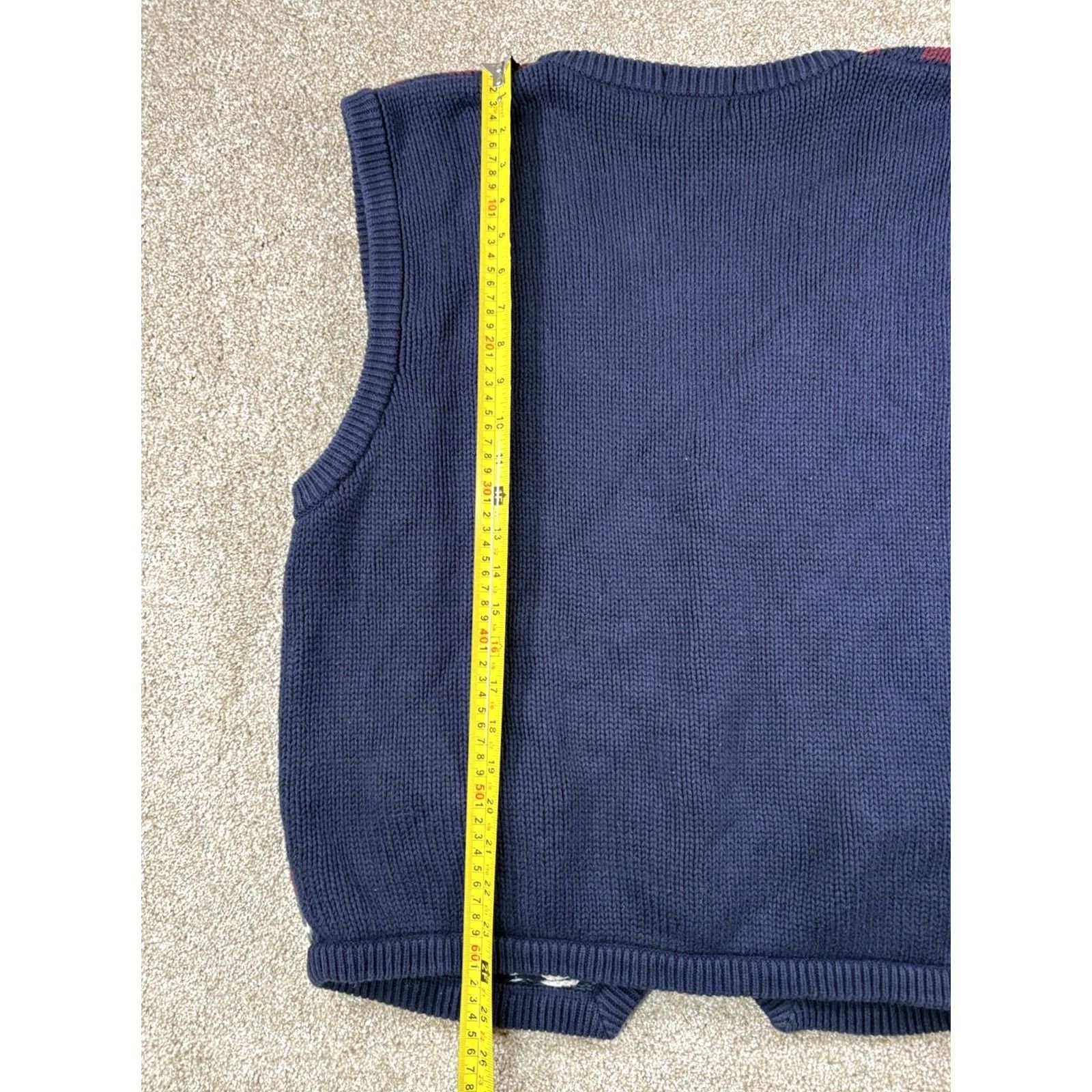 Gant Vintage Gant Sweater Vest, Geometric Print Hand Framed Grandpa Large - Size US L / EU 52-54 / 3 - 6 Thumbnail