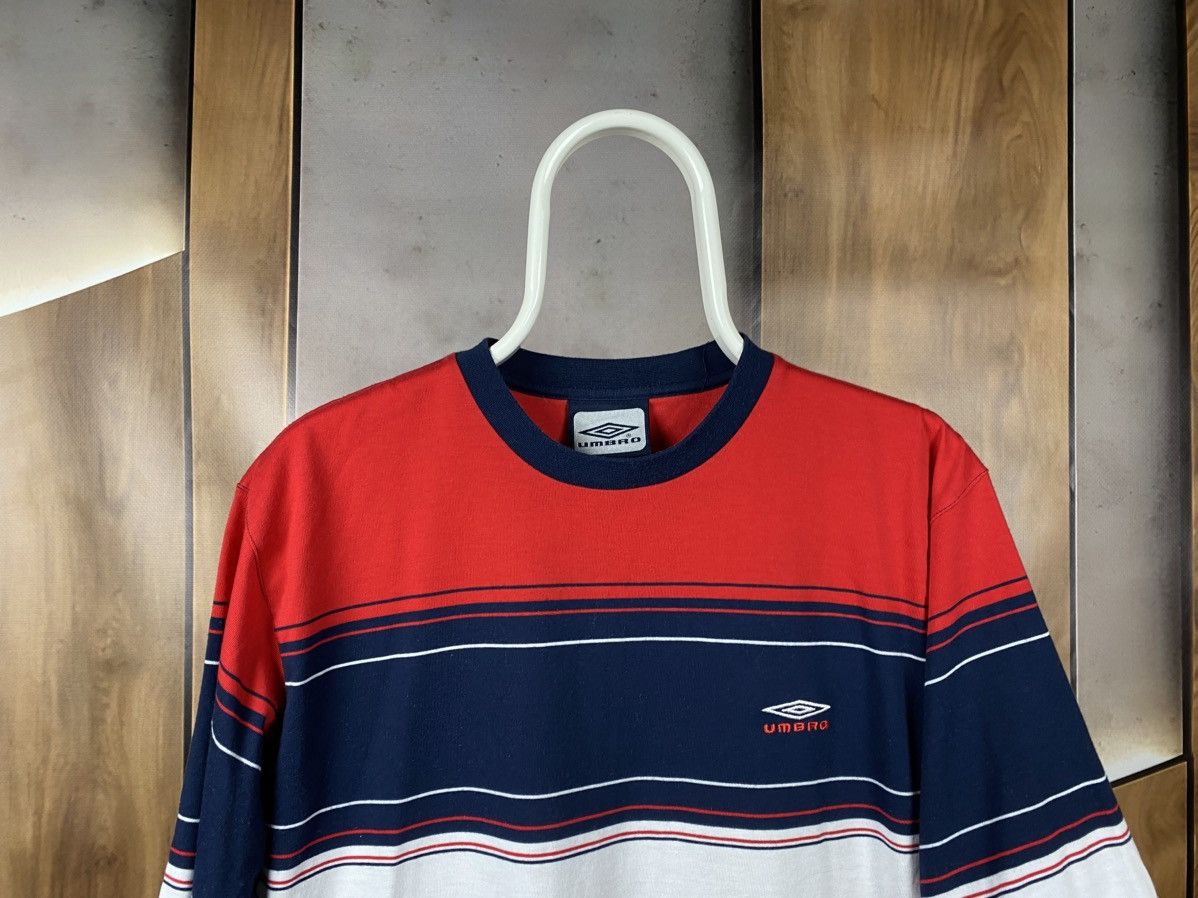 Umbro 🎳Vintage T-Shirt Umbro Striped Tee🎳 Size US L / EU 52-54 / 3 - 4 Thumbnail