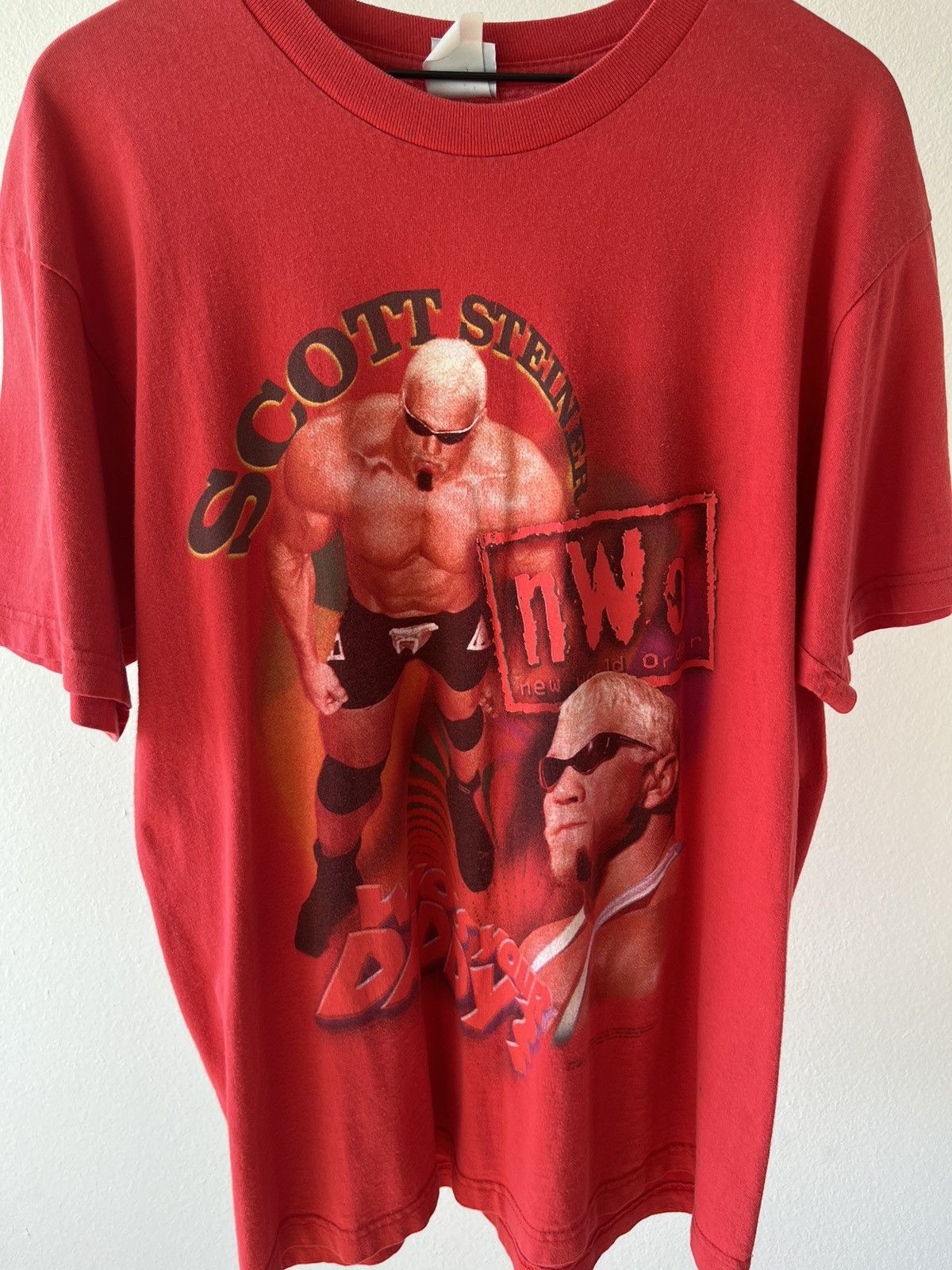 Vintage × WWE Scott Steiner "Who's Your Daddy?" 1999 WCW/WWE/NWO Tee Size US XL / EU 56 / 4 - 3 Thumbnail
