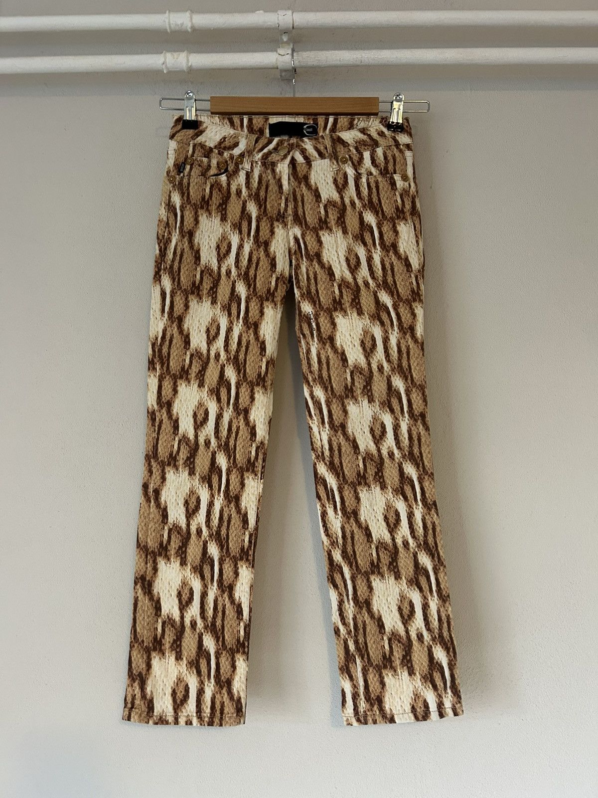 Just Cavalli Just Cavalli Snake Print Pants, Made in Italy Size 28" / US 6 / IT 42 - 1 Thumbnail