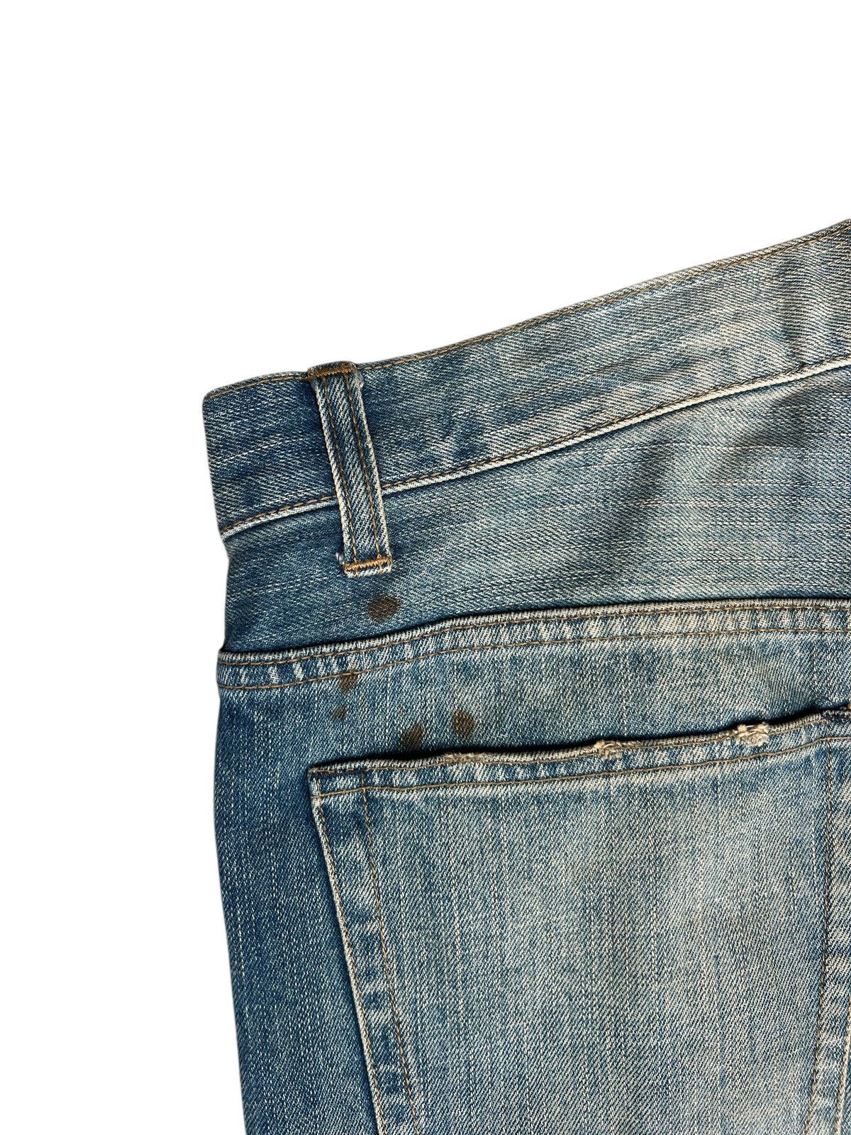 Vintage Dirty Mud KARAKURI GENERATION Embroidery Denim Jeans Size US 35 - 14 Thumbnail