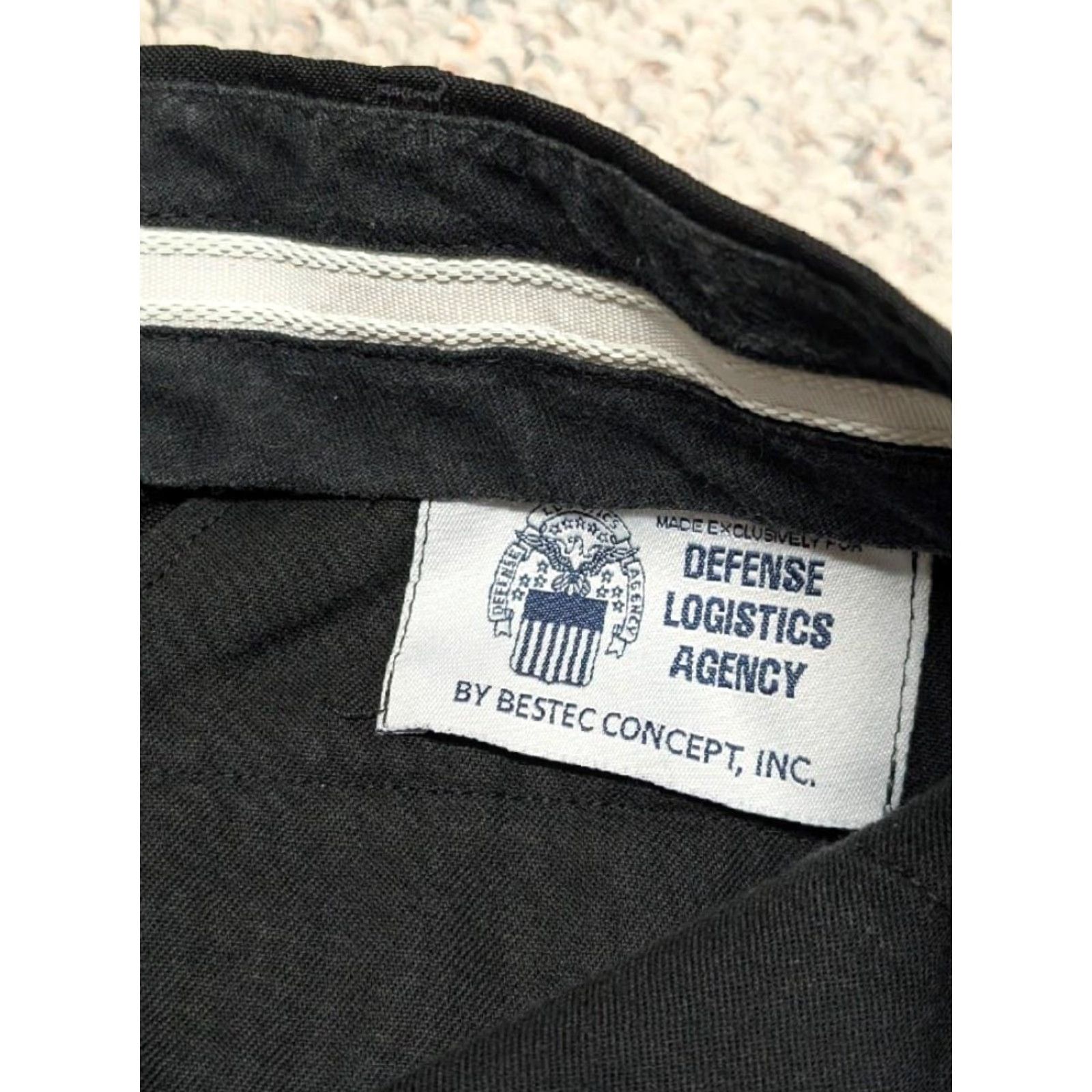 Vintage VINTAGE USN Pants 34x30 Black Wool Blend NAVAL MILITARY TROUSERS Mens Pants Regular 34x30 Black Wool Blend Navy blue 90s Size US 34 / EU 50 - 3 Thumbnail