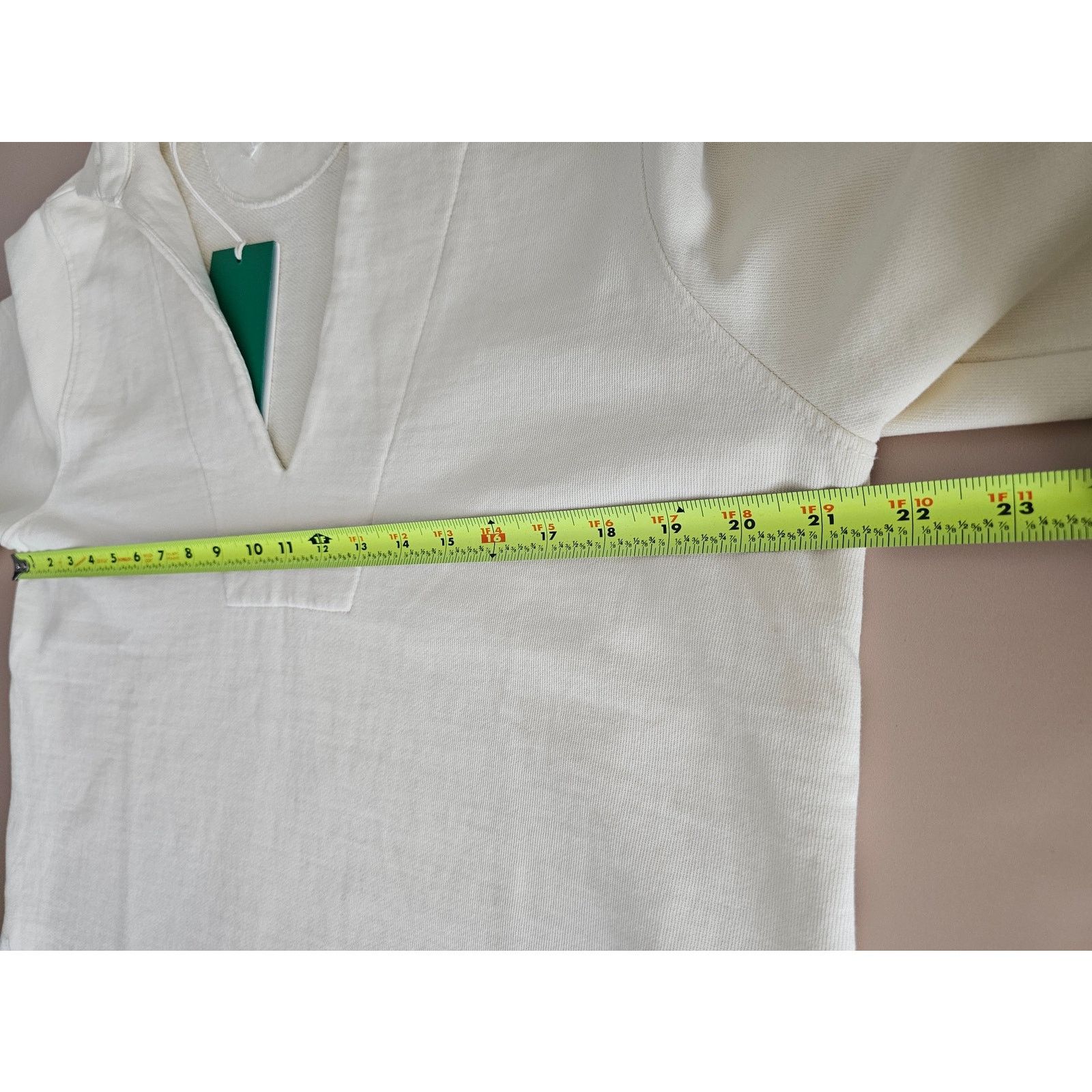 DL1961 NWT DL1961 Women's Cream Sweatshirt Millie Tunic Top M Size M / US 6-8 / IT 42-44 - 9 Thumbnail