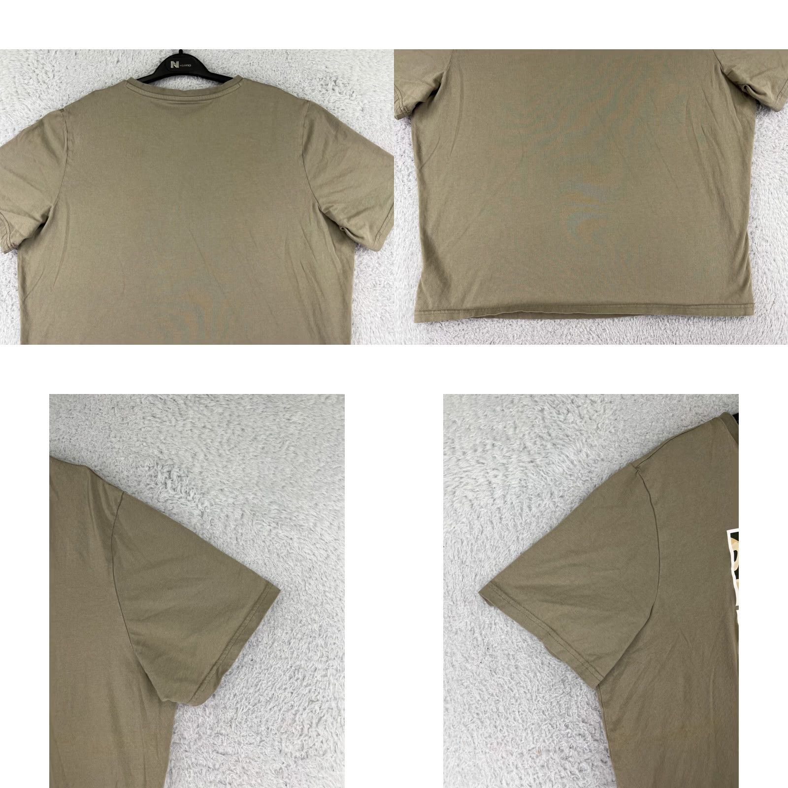 Puma Puma Shirt Mens XL Beige Camouflage Crew Neck Cotton Jersey One Shot Logo Size US XL / EU 56 / 4 - 8 Thumbnail