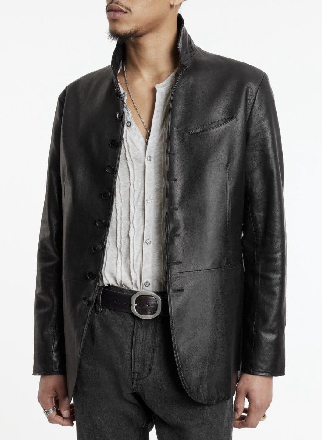 John Varvatos Woodward leather jacket. 50 Size US M / EU 48-50 / 2 - 5 Thumbnail