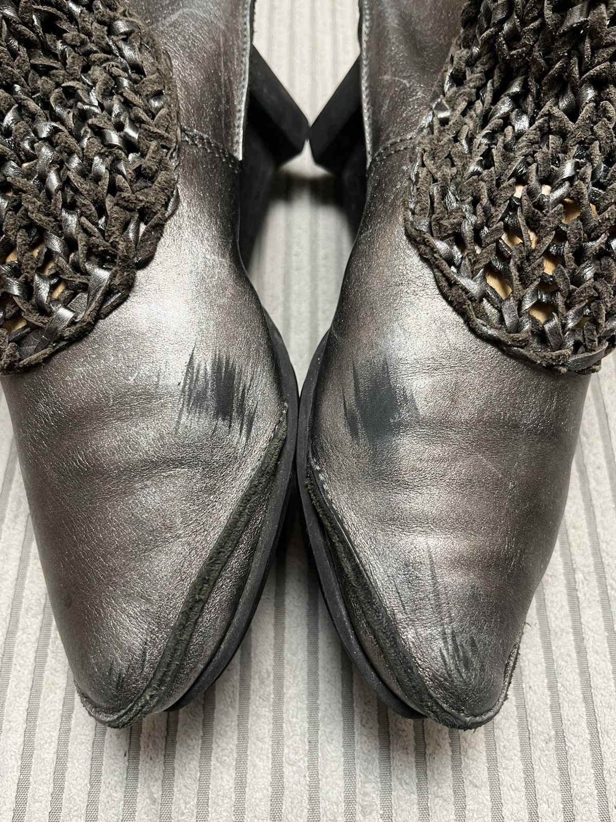 Trippen Trippen Leather Avant Garde Mesh Zip Boots 90s Size US 9 / IT 39 - 23 Thumbnail