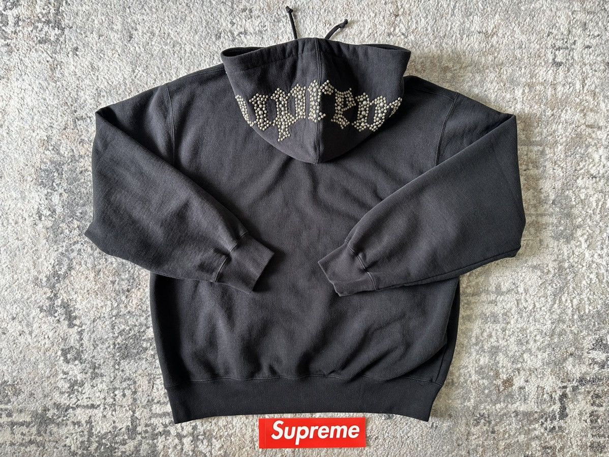 Supreme Supreme Overdyed Studded Hooded Sweatshirt SS26/W7 Size US M / EU 48-50 / 2 - 19 Thumbnail