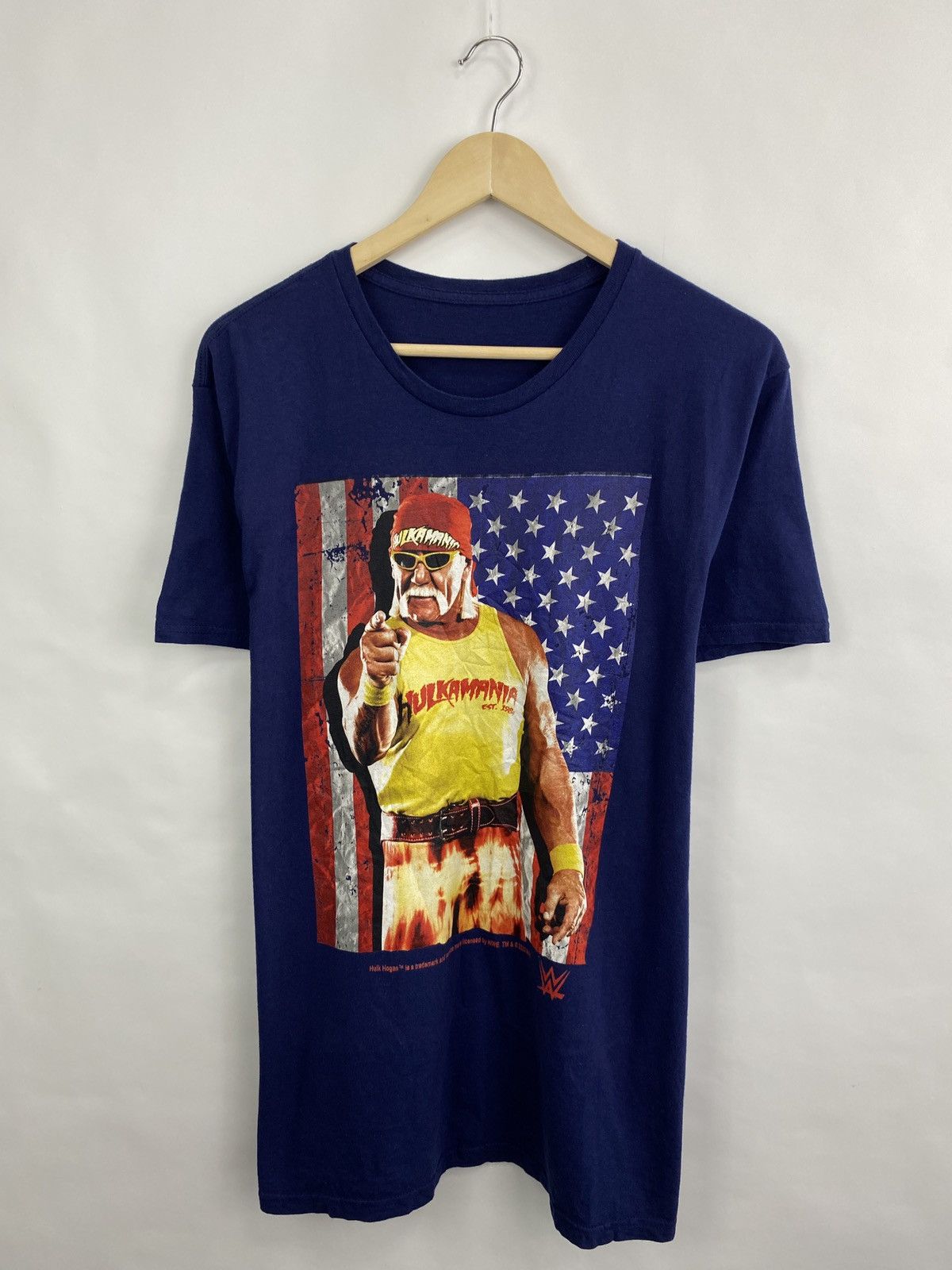 WWE 🇺🇸🔥 Vintage Y2K Hulk Hogan T-Shirt Hulkmania Rare Retro Hype Size US L / EU 52-54 / 3 - 3 Thumbnail
