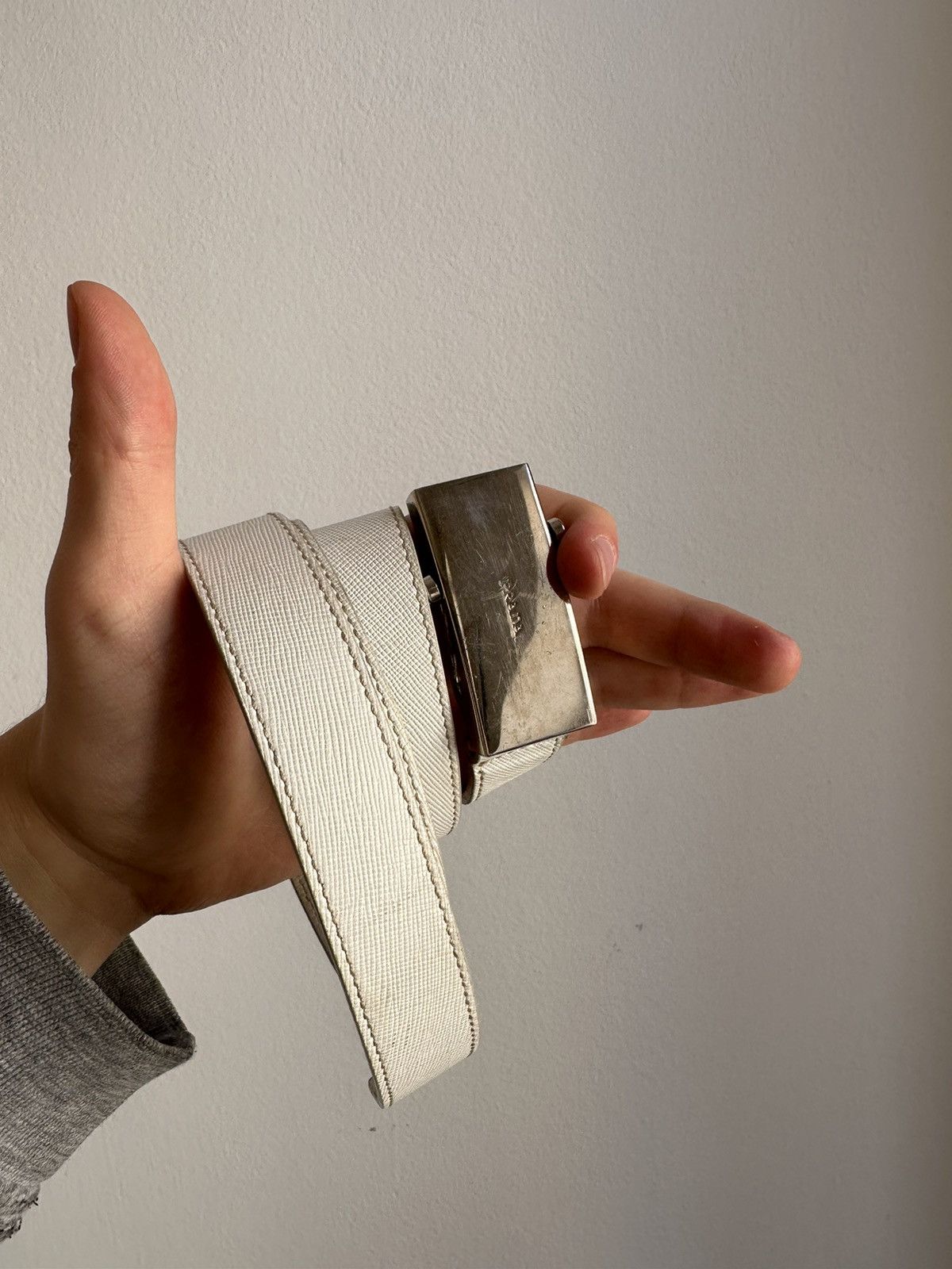 Prada Prada Vintage Leather Belt Size ONE SIZE - 3 Thumbnail