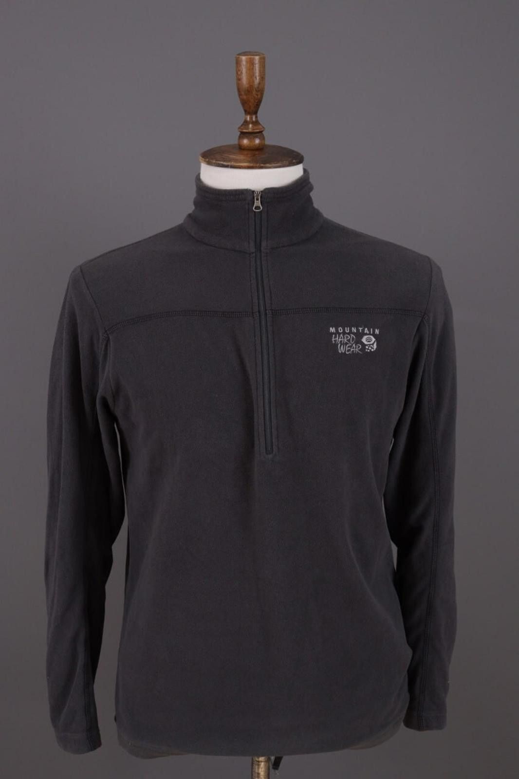 Mountain Hardwear Mountain Hardwear Gray 1/4 Zip Hiking Fleece Jacket Size M Size US M / EU 48-50 / 2 - 1 Thumbnail