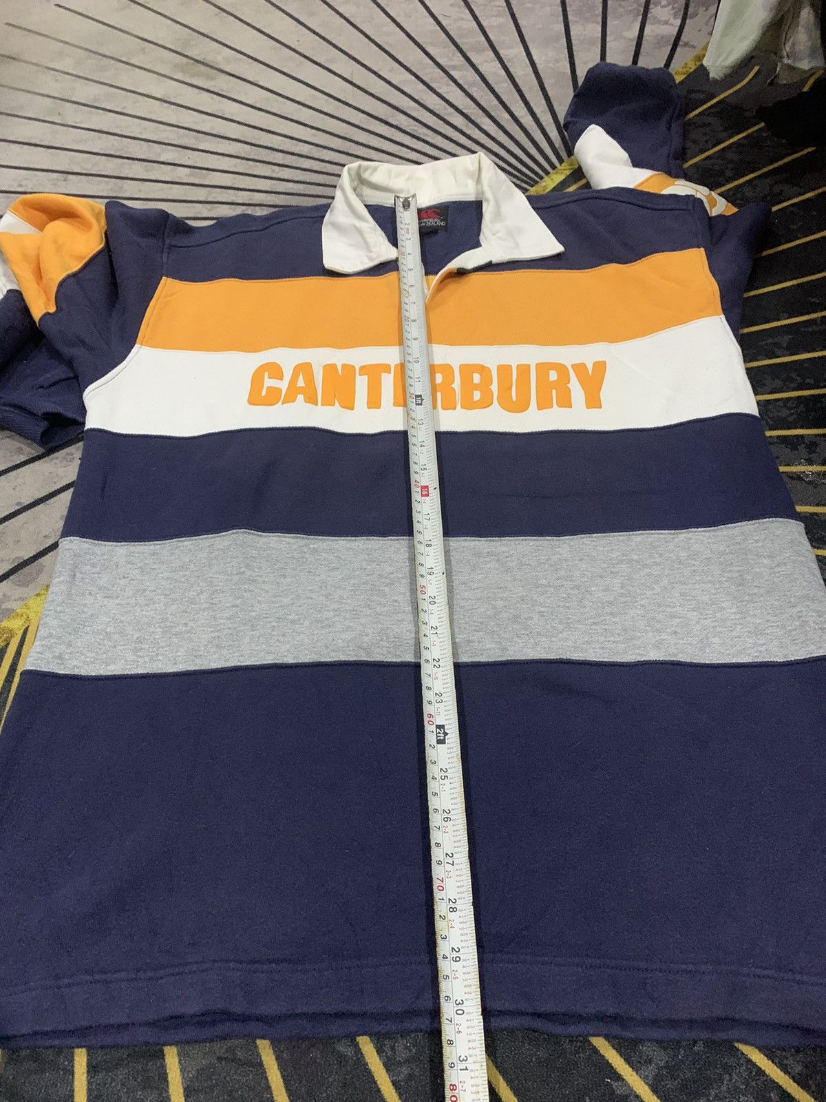 Canterbury of New Zealand × Sports Specialties RARE!! Polo Shirt Rugby CANTERBURY Size US L / EU 52-54 / 3 - 7 Thumbnail
