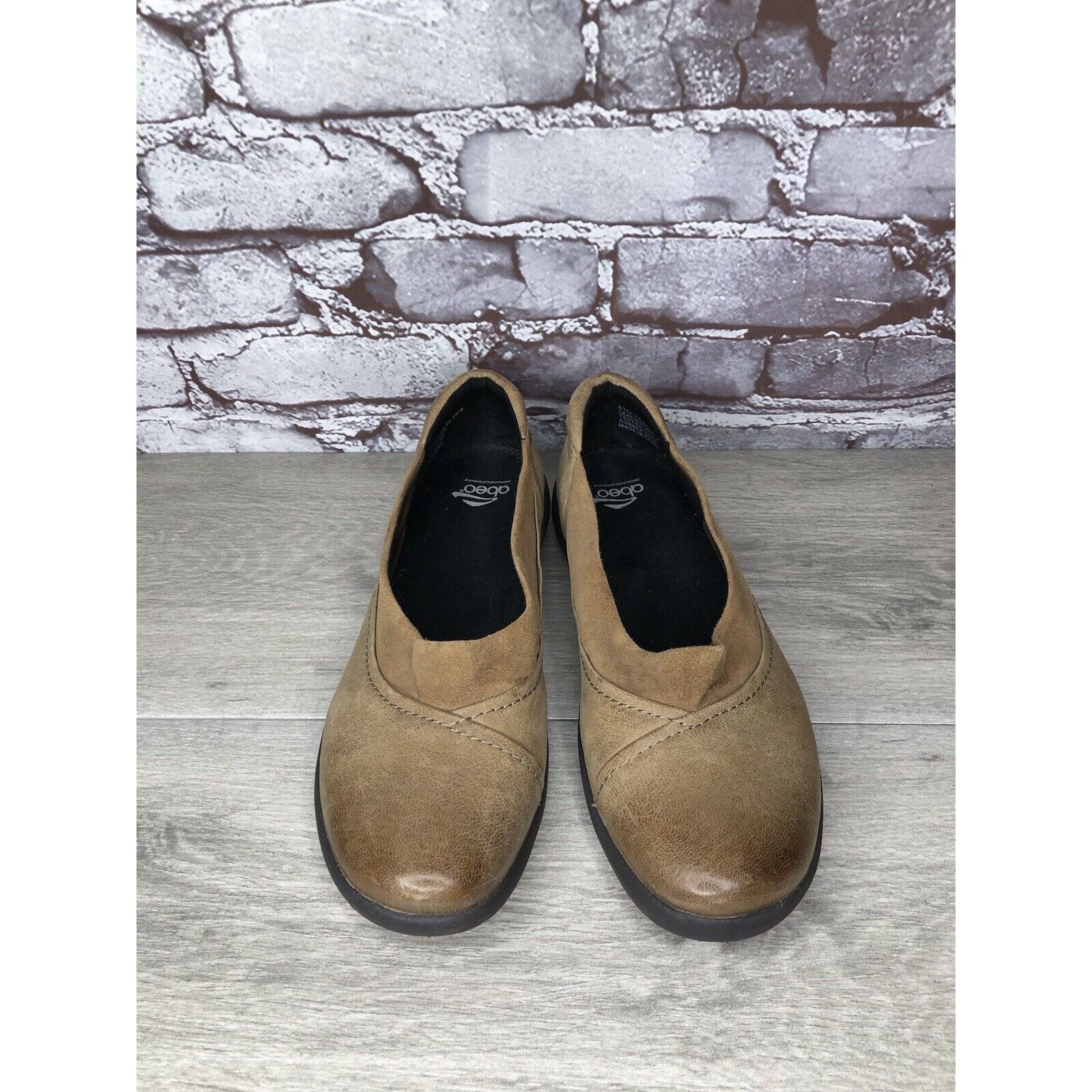 Other Abeo Pro Etta Pew1054 Walnut Brown Leather Casual Shoes Wome Size US 10 / IT 40 - 2 Thumbnail