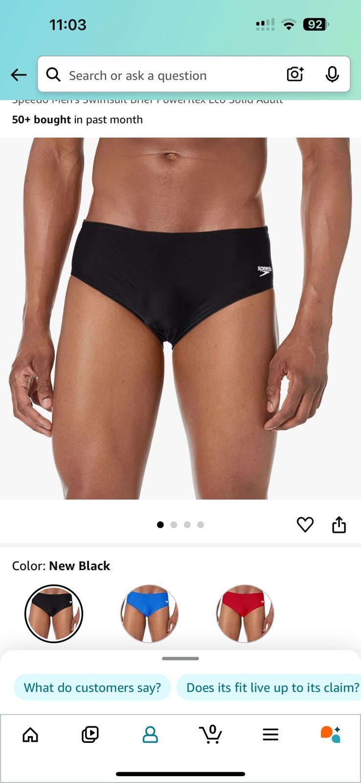 Speedo Speedo Brief PowerFlex Eco Size US 30 / EU 46 - 3 Thumbnail