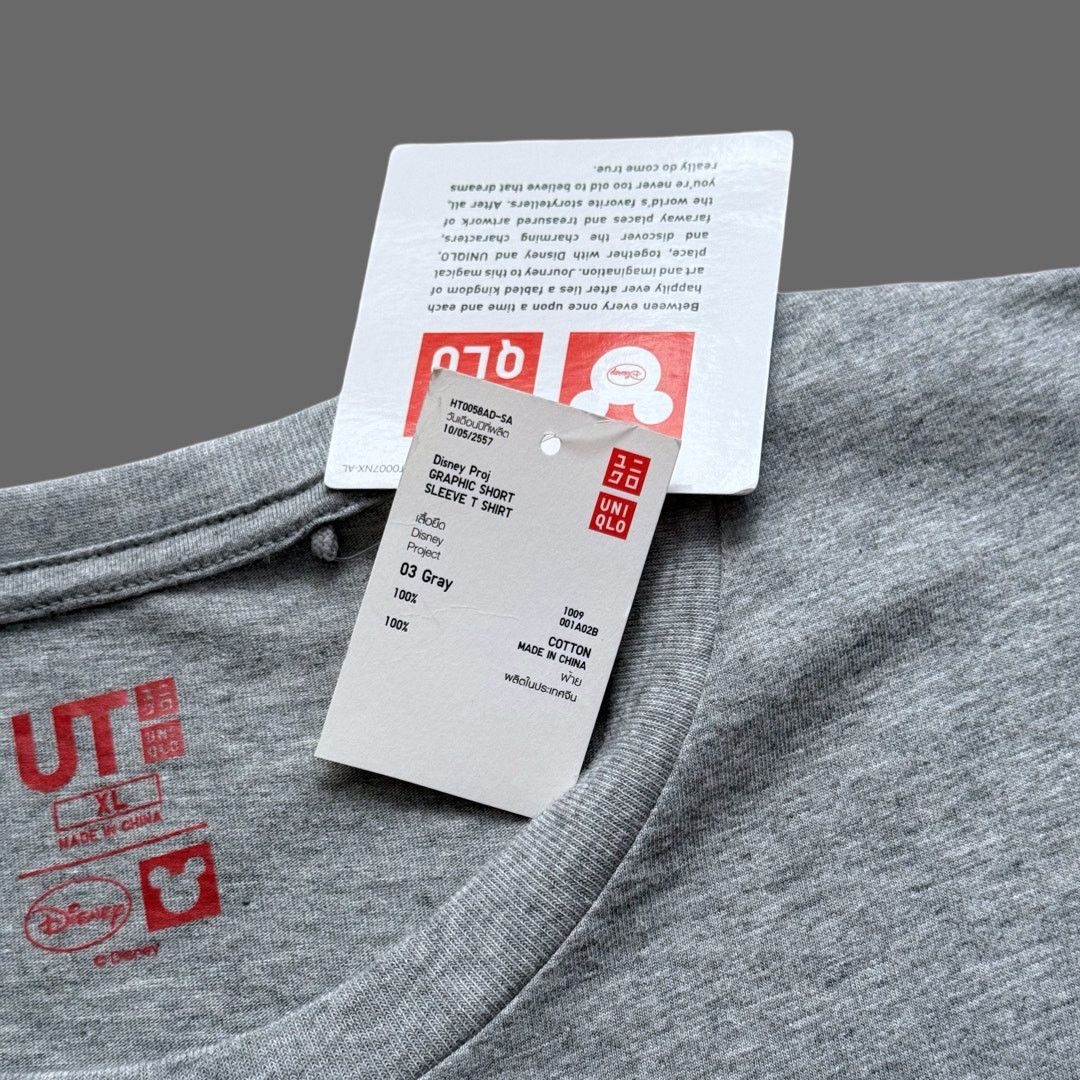 Uniqlo Uniqlo Disney Mickey Mouse Gray SS Graphic Tee Size XL NWT Size US XL / EU 56 / 4 - 6 Thumbnail
