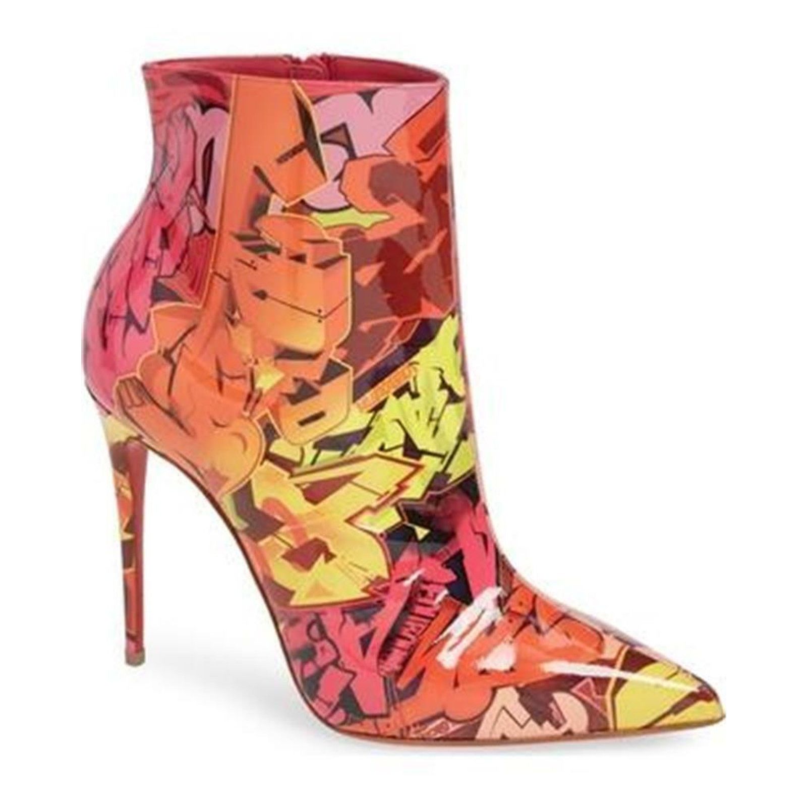 Christian Louboutin Christian Louboutin So Kate Booty 100 Patent Metrograf Heel Size US 6 / IT 36 - 5 Thumbnail