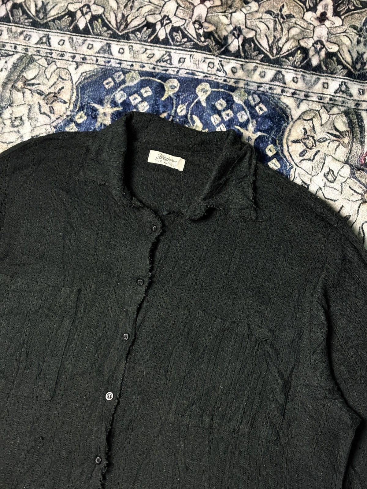 If Six Was Nine Vintage Azul Long Sleeve Shirt Curt Cobain Punk Style Size US M / EU 48-50 / 2 - 5 Thumbnail