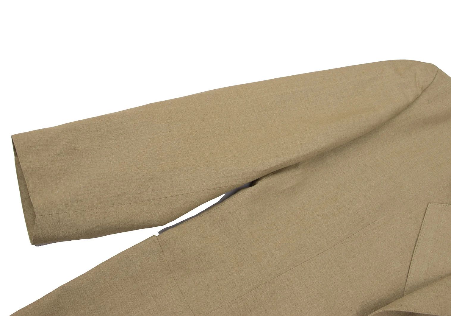 Jean Paul Gaultier Cotton Linen 3-Button Jacket in Beige, Size M Size US M / EU 48-50 / 2 - 7 Thumbnail
