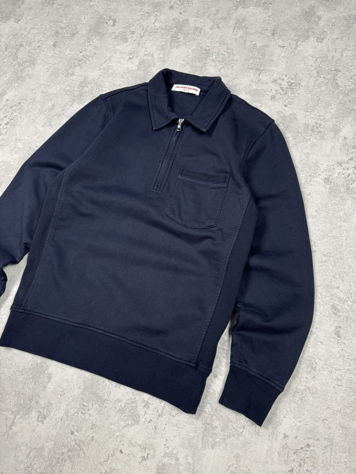 Orlebar Brown Orlebar Brown 1/4 Zip Sweatshirt Pocket Size S Size US S / EU 44-46 / 1 - 3 Thumbnail