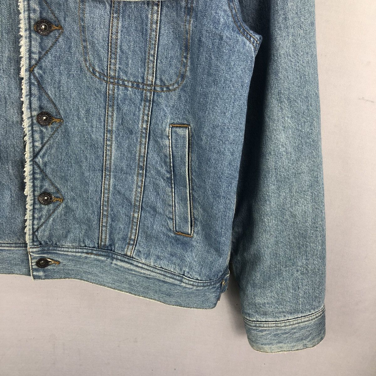 GU GU Sherpa Lined Denim Jacket Size US S / EU 44-46 / 1 - 3 Thumbnail