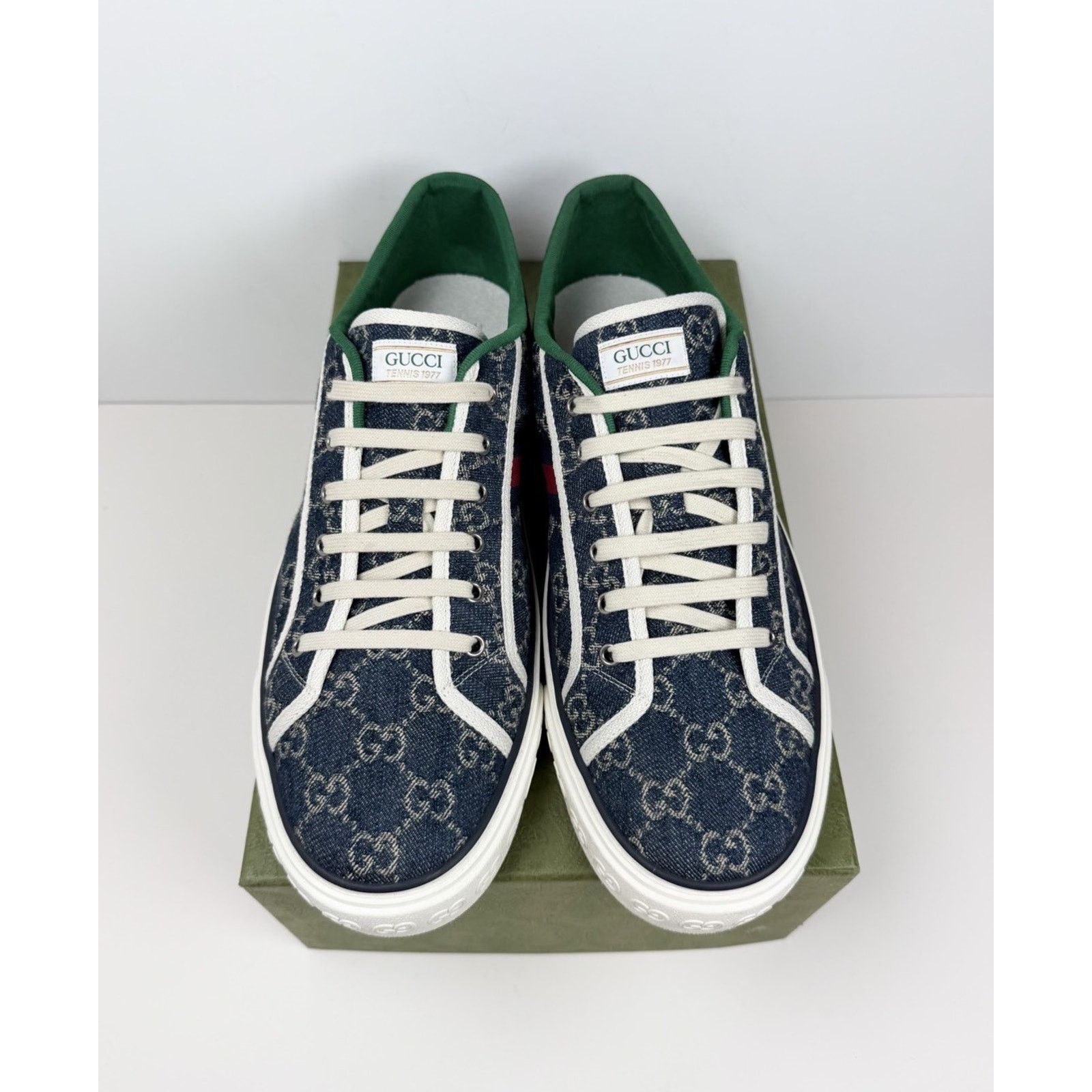 Gucci Size 16G/16.5US - Gucci Tennis 1977 Blue NEW! Size US 15 / EU 48 - 3 Thumbnail