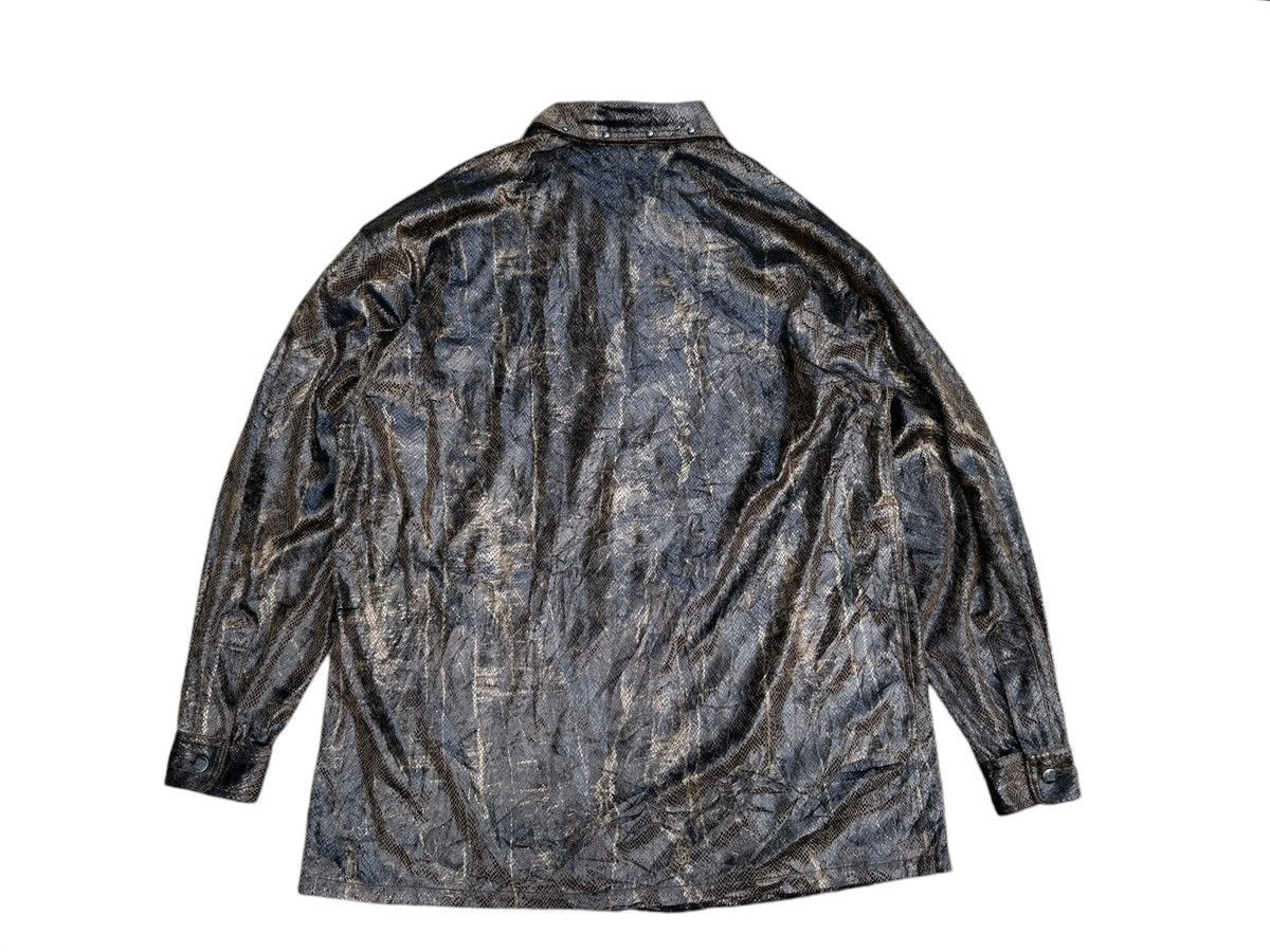 Le Grande Bleu (L.G.B.) Vtg🔥Juvenile Delinquent Genuine Python Zipper Jacket Size US XXL / EU 58 / 5 - 3 Thumbnail