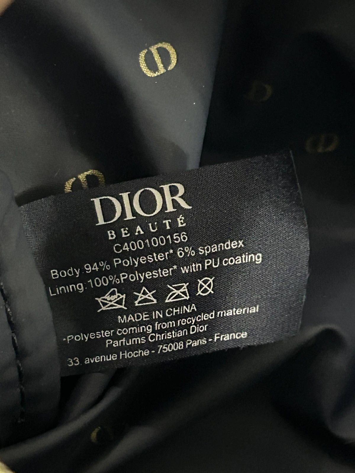 Dior CD Christian Dior Beauty Blue Makeup Cosmetics Bag / Pouch Size ONE SIZE - 9 Thumbnail
