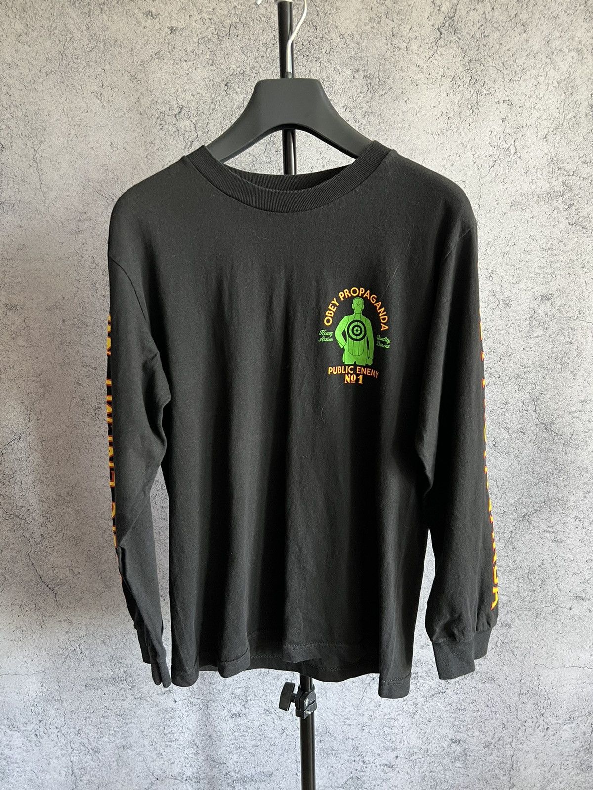 Obey Obey Long Sleeve T-Shirt Propaganda Public Enemy N1 Y2K Size US S / EU 44-46 / 1 - 3 Thumbnail