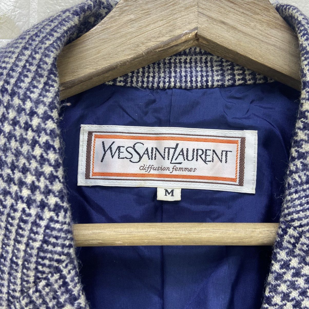 Yves Saint Laurent Vintage Yves Saint Laurent Double Breasted Coat Blazer Size S / US 4 / IT 40 - 16 Thumbnail