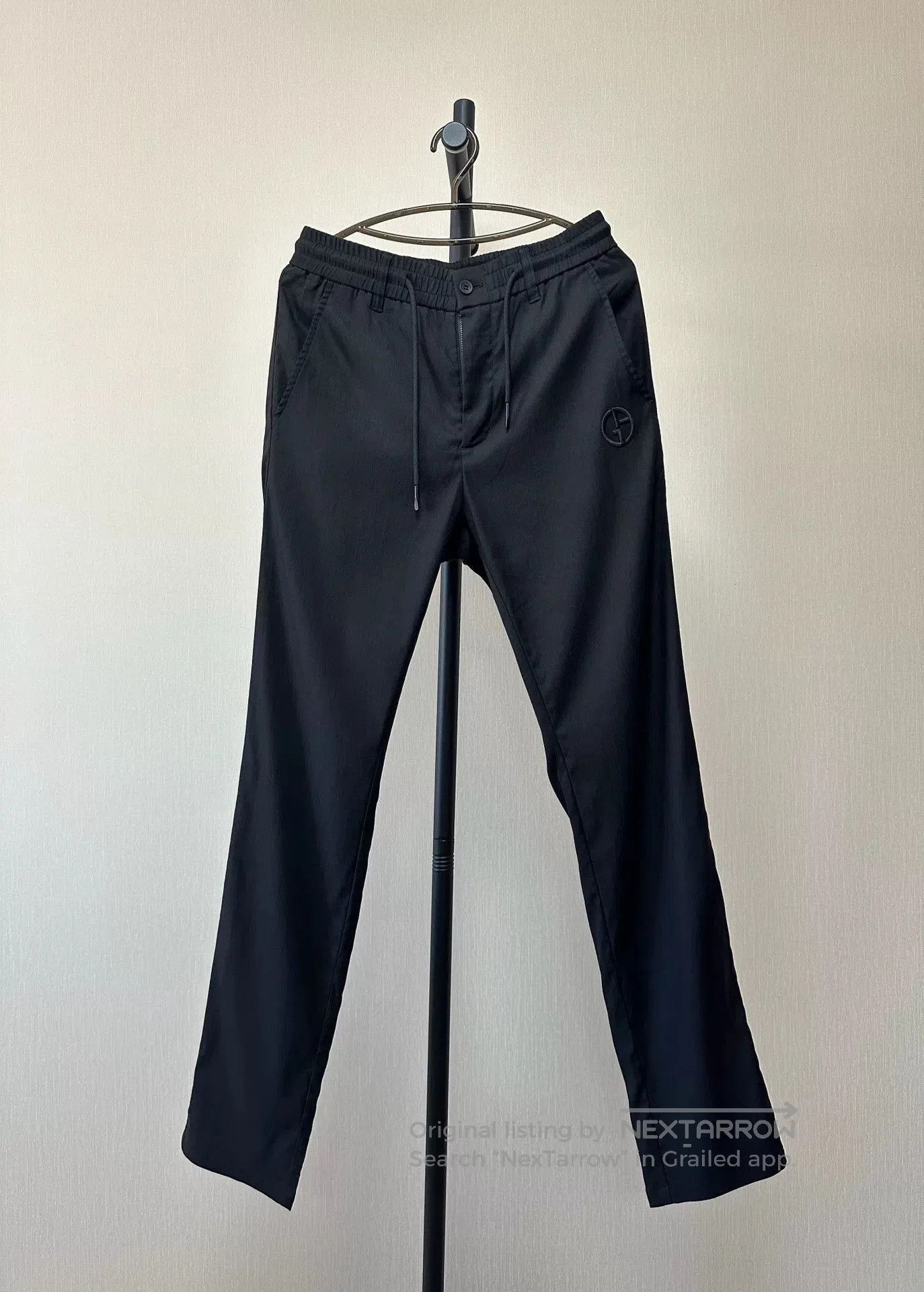 Armani Armani Black Thin Casual Pants. Size US 30 / EU 46 - 1 Thumbnail