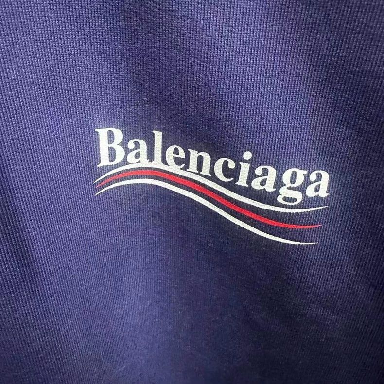 Balenciaga Balenciaga Blue Coke Hoodie 2501-Nextarrow Size US S / EU 44-46 / 1 - 3 Thumbnail
