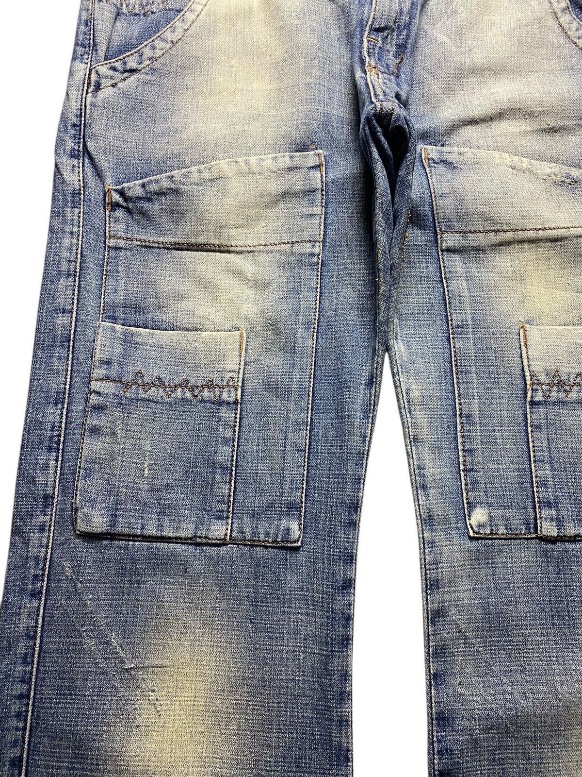 14th Addiction Rare R119 Multi Pocket Rusty Jeans Size US 32 / EU 48 - 9 Thumbnail