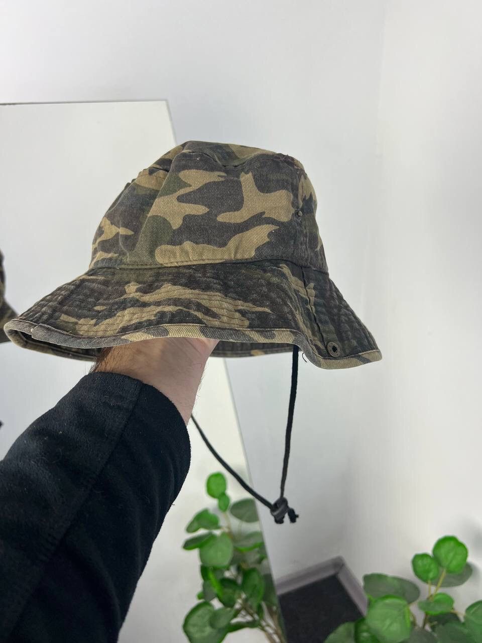 Other Vintage Military Bucket Hat Camo Panama Y2k Style Size ONE SIZE - 1 Thumbnail