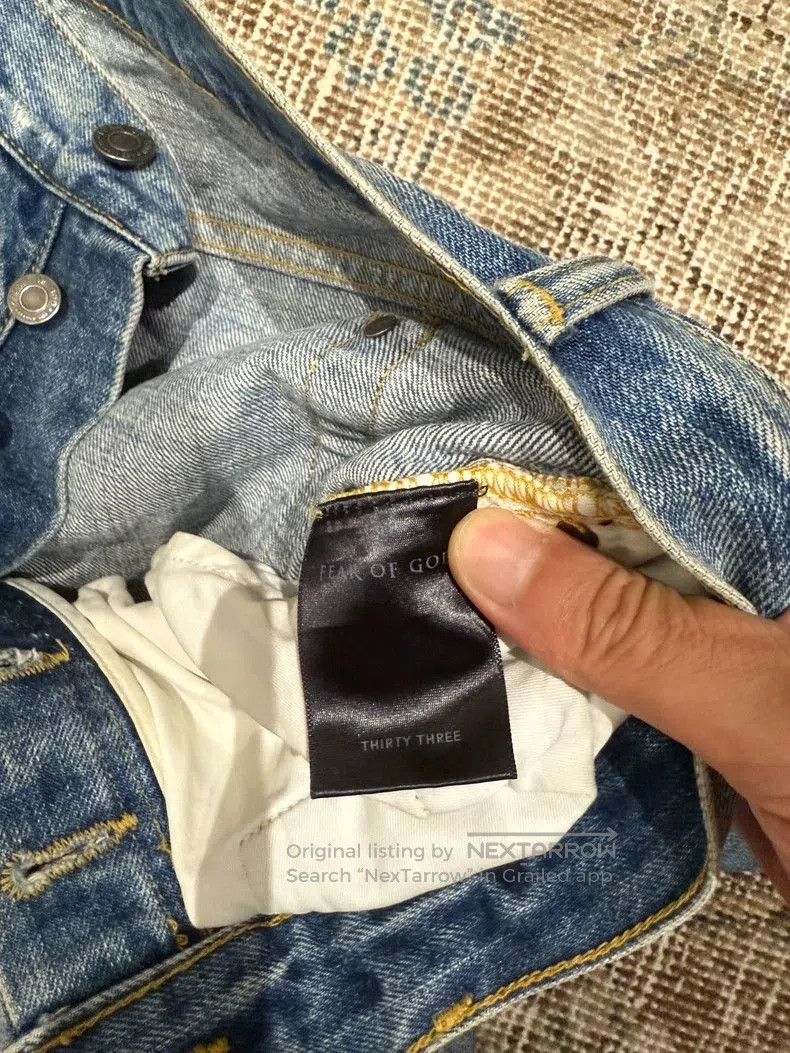 Fear of God Fear of God Season 4 Blue Jeans. Size US 33 - 4 Thumbnail
