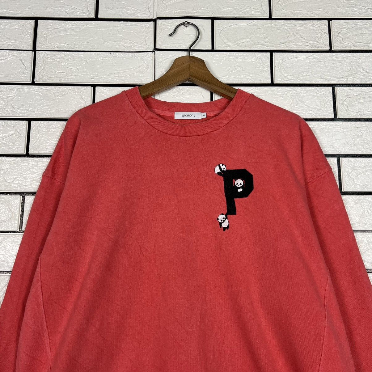 Japanese Brand ROLLING PANDA Big Logo Crewneck Sweatshirt #4300-C195 Size US M / EU 48-50 / 2 - 4 Thumbnail