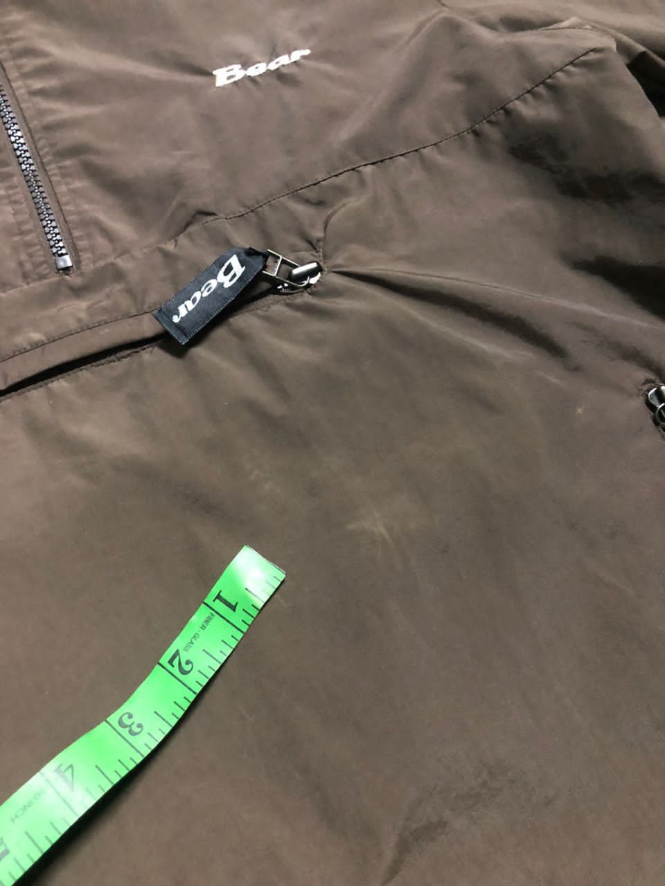 Japanese Brand Archive💥Vintage Bear Half Zipper Anorak Nylon Jacket 2 Tone Size US M / EU 48-50 / 2 - 11 Thumbnail