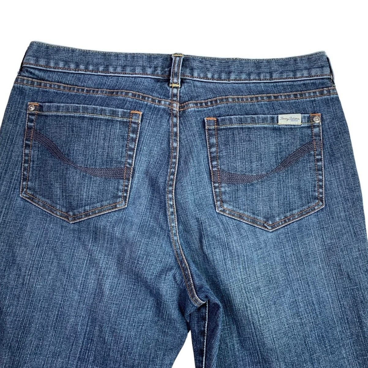 Tommy Bahama Tommy Bahama Women's 12 Jeans Cropped Midrise Stretch Denim Size 34" / US 12 / IT 48 - 2 Thumbnail