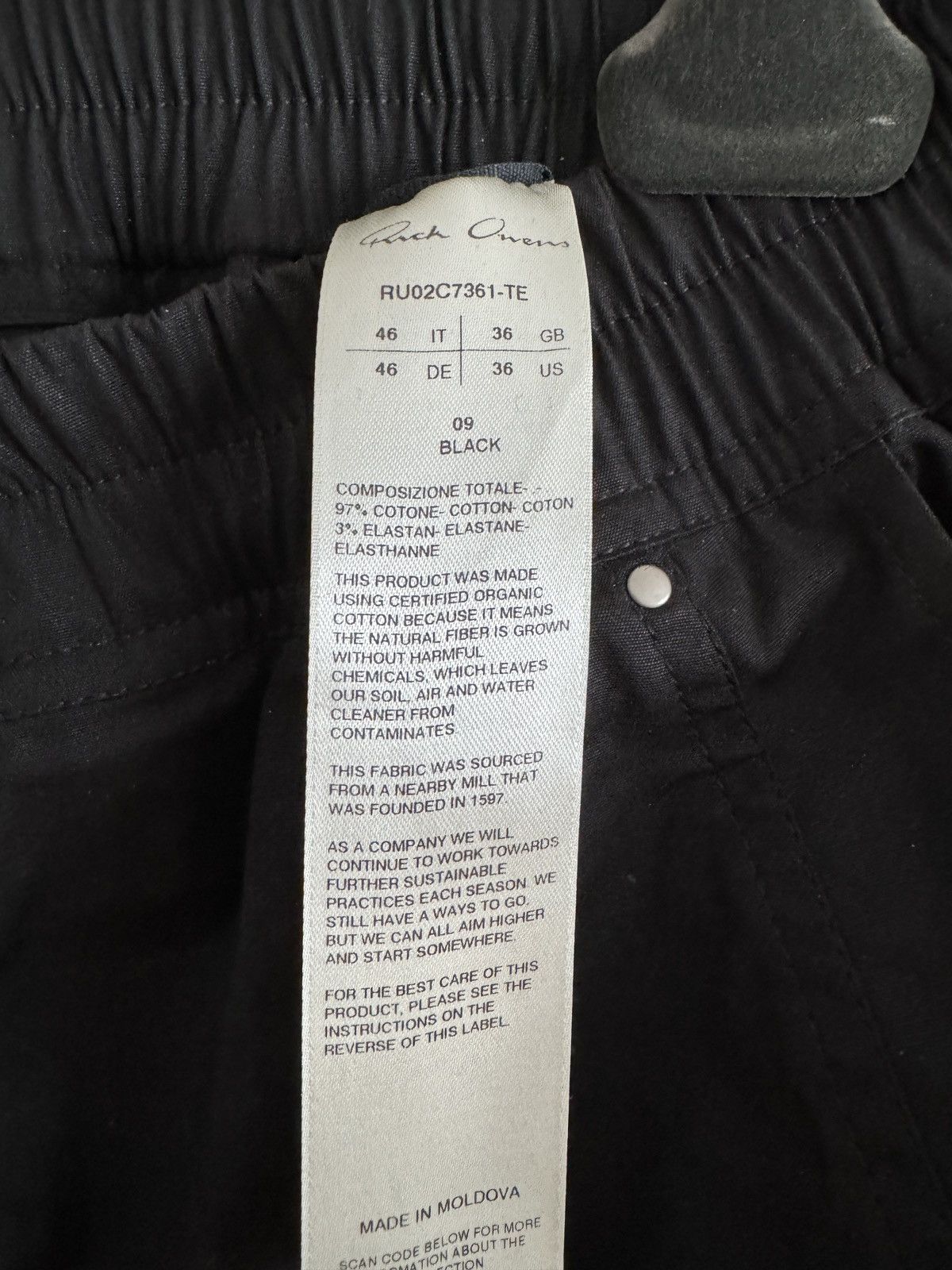 Rick Owens Bela Pants 46 TE mainline Size US 30 / EU 46 - 5 Thumbnail