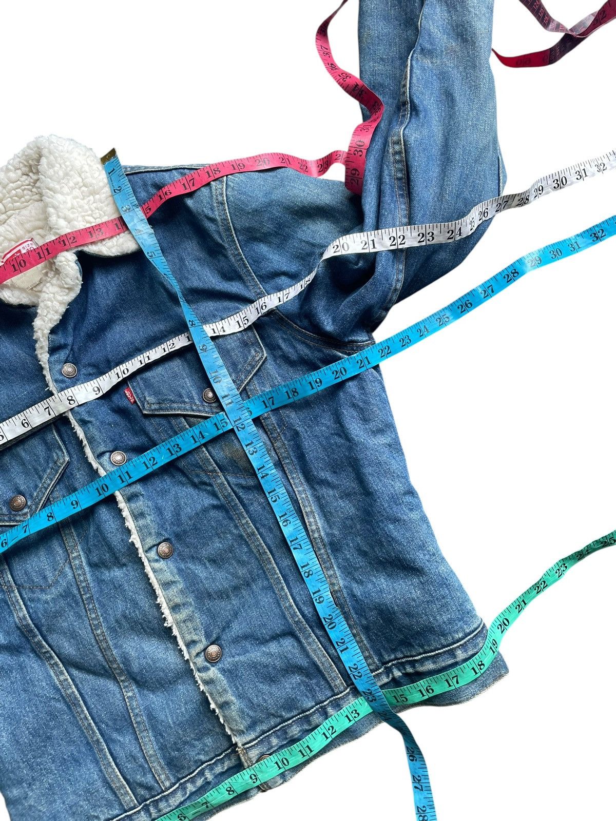 Levi's Vintage 70’s Levis 70605 Sherpa Denim Jacket Size US M / EU 48-50 / 2 - 12 Thumbnail
